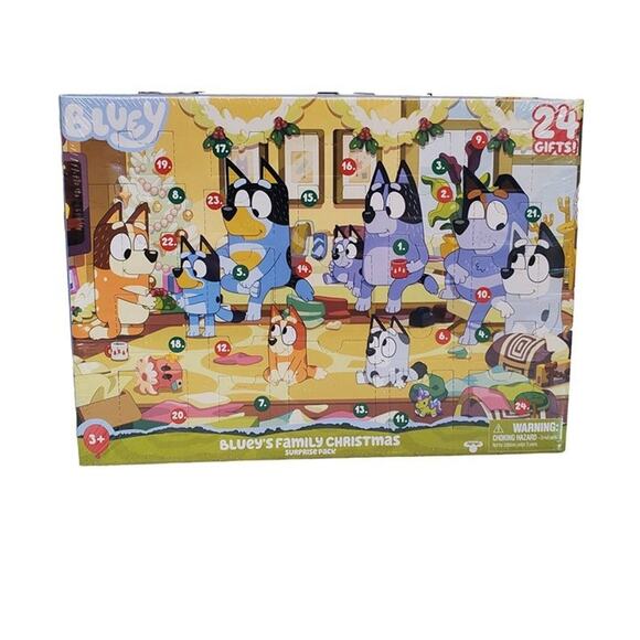 Bluey Advent Calendar Bluey Christmas Advent Calendar Toys - Picture 5 of 12